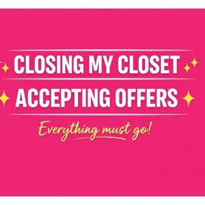 Closing sale !!!!!